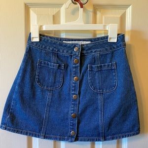 Brandy Melville jean skirt